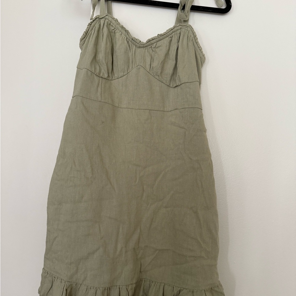 Green Hollister mini dress